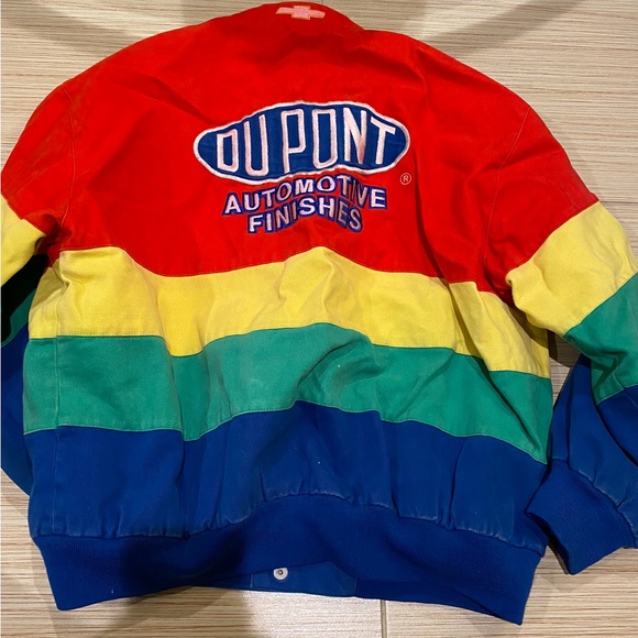 Jeff Hamilton Vintage DuPont NASCAR Jacket Wow - Picture 9 of 12